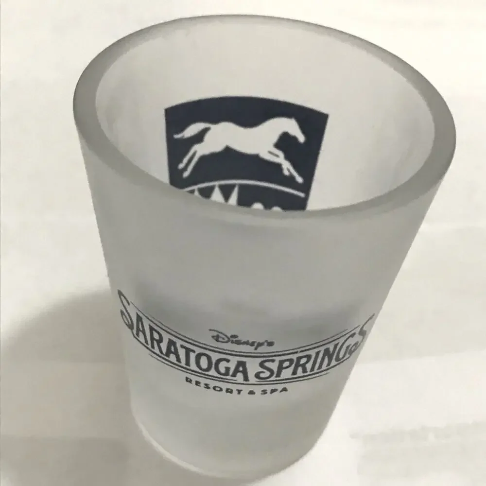 Disney's Saratoga Spring's Resort and Spa Frosted Shot Glass